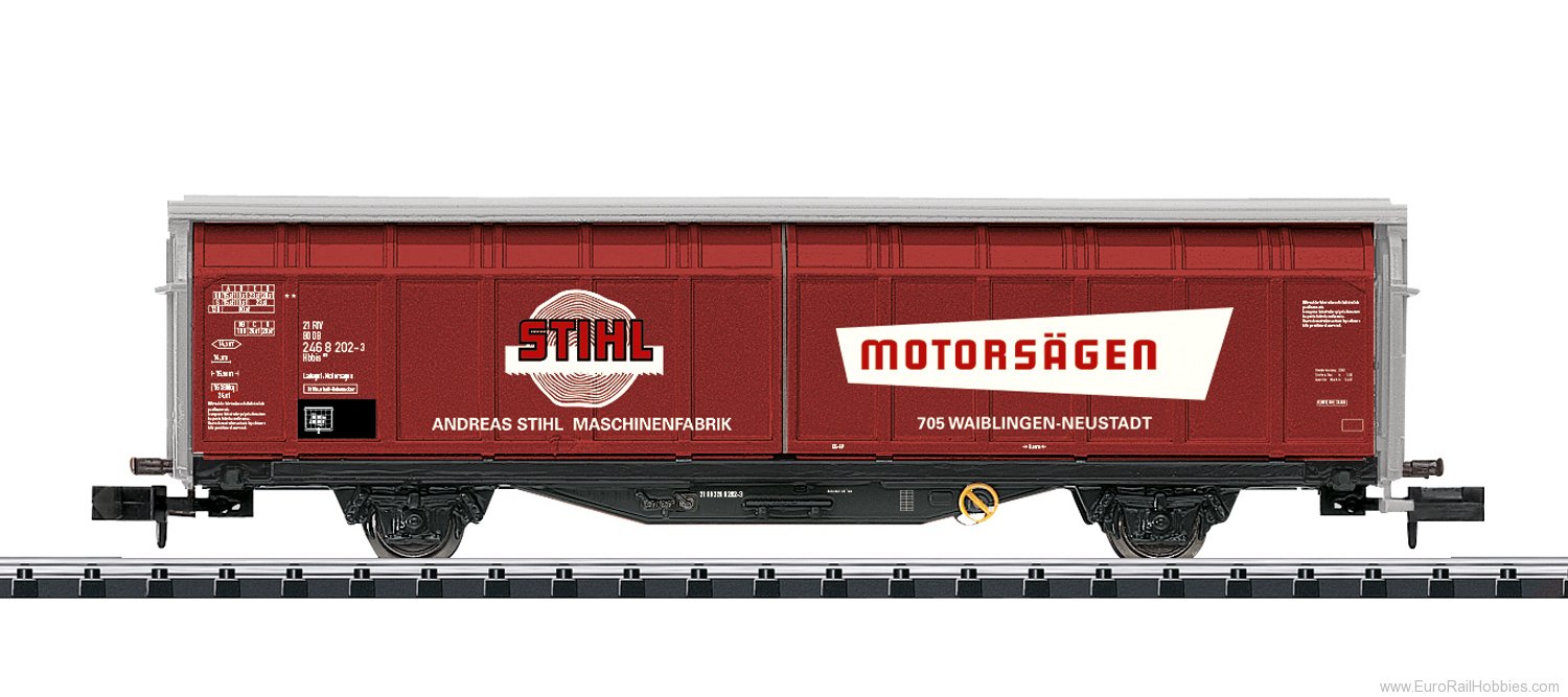 Trix 18223 2023 Minitrix 'STIHL' Museum Car (Factory Sol