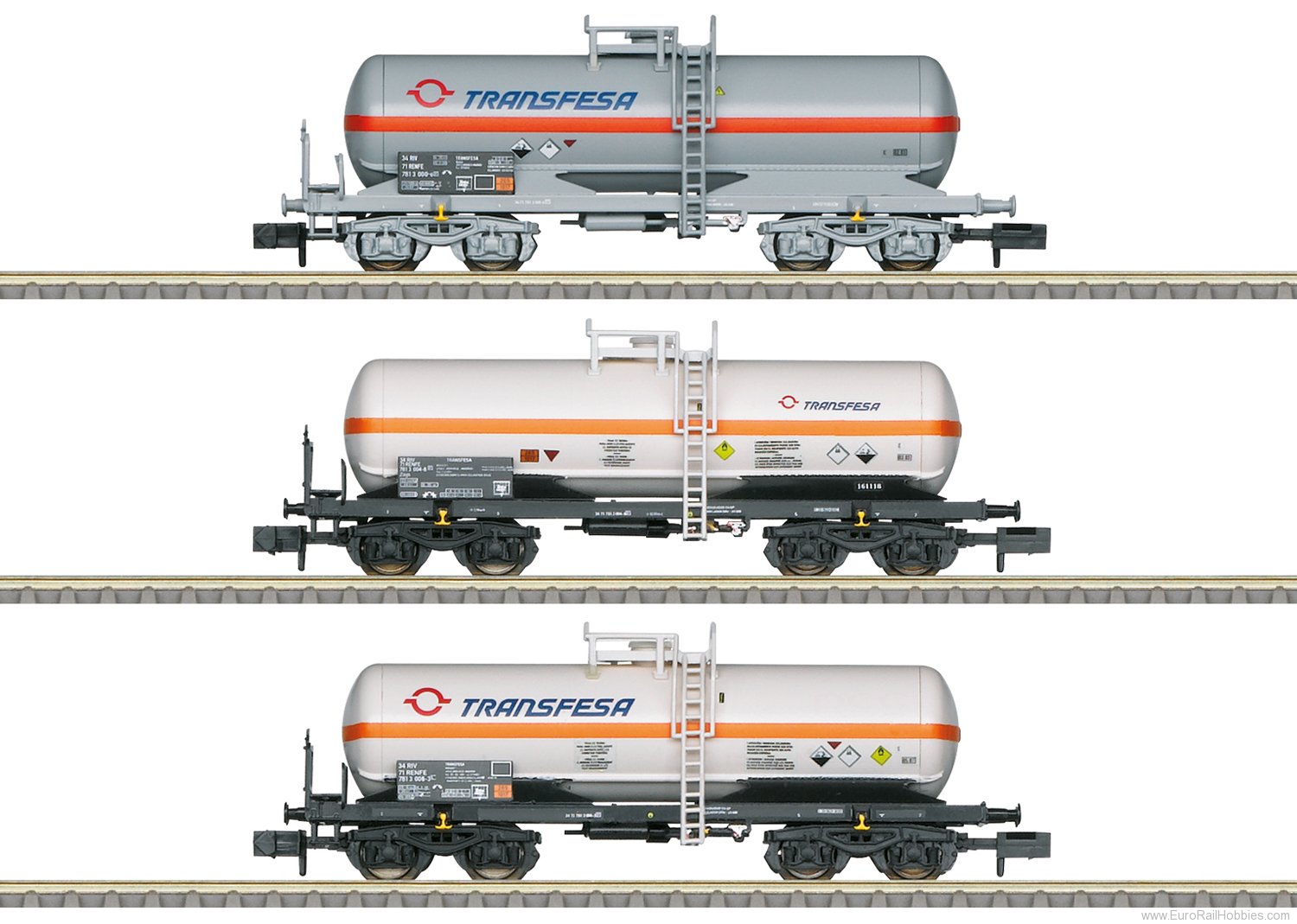 Trix 18267 Transfesa 3 Piece Tank Car Set