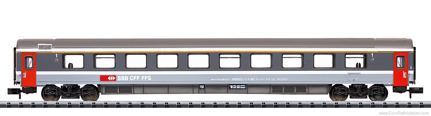 Trix 18442 SBB Type Am EuroCity Open Seating Car