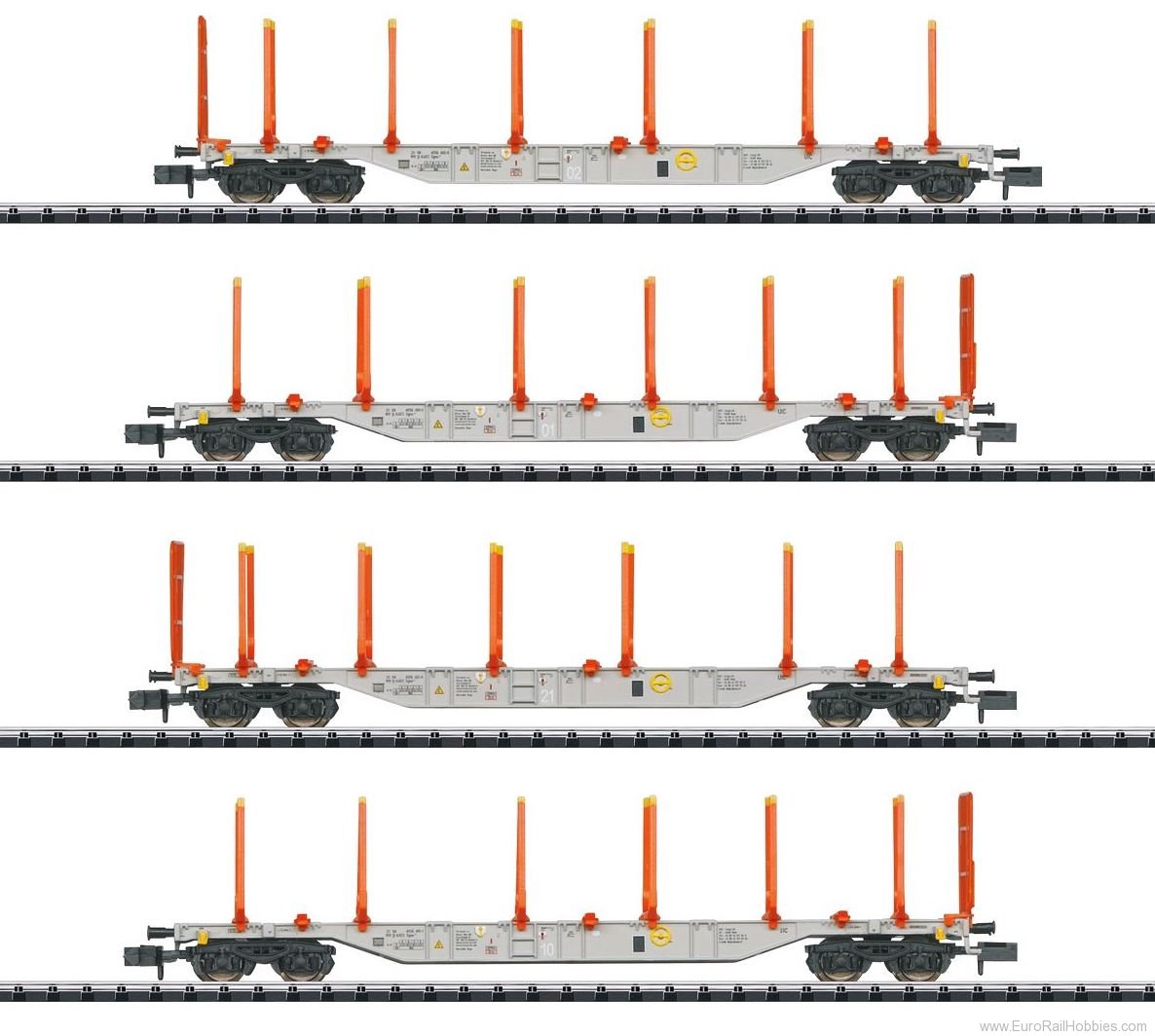 Trix 18710 Type Sgns KLV Flat Car Set