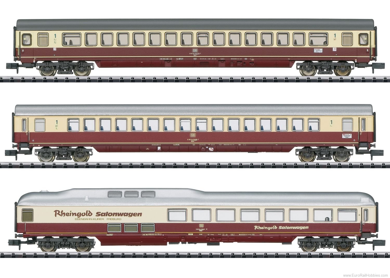 Trix 18715 Special DB TEE Express Train Passenger Car Se
