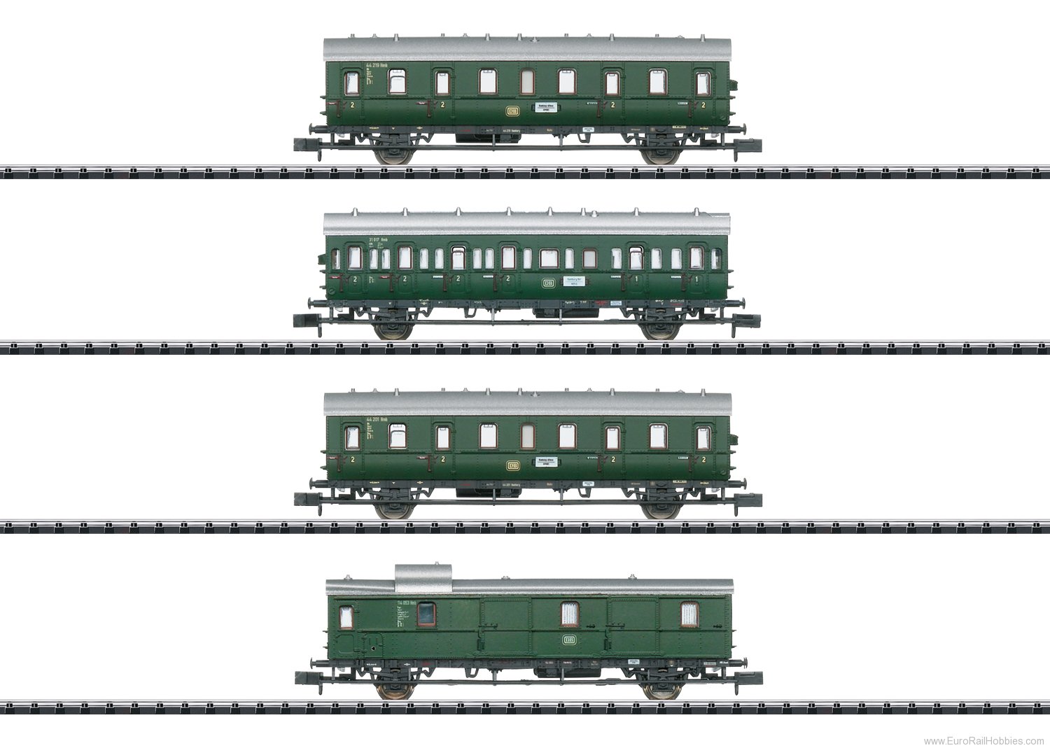 Trix 18724 DB Commuter Service around Hamburg Car Set (2