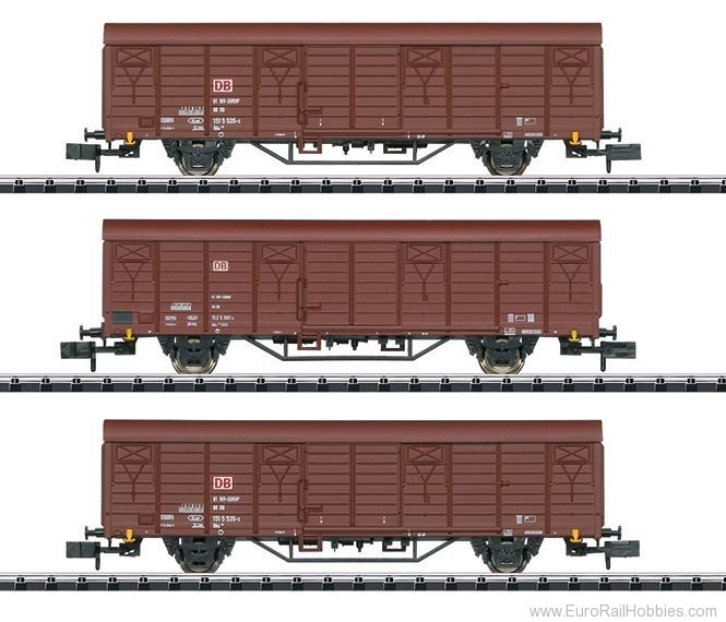 Trix 18901 DB Type Gbs 258 Freight Car Set