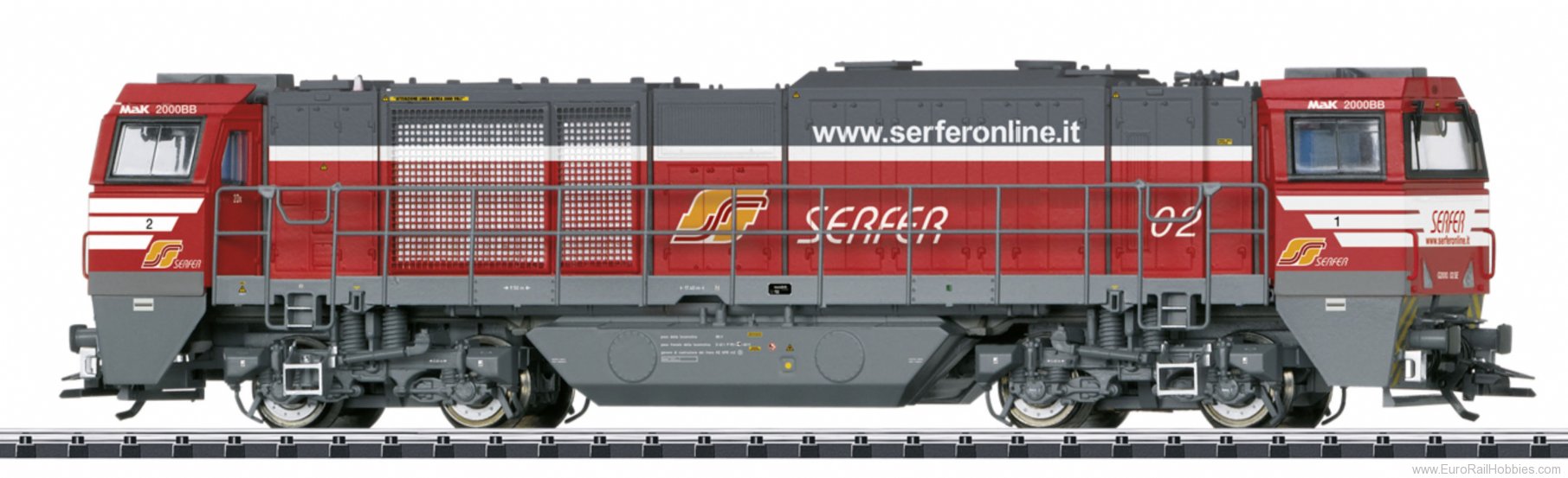 Trix 22343 cl G 2000 BB Vossloh Diesel Locomotive, DCC/M