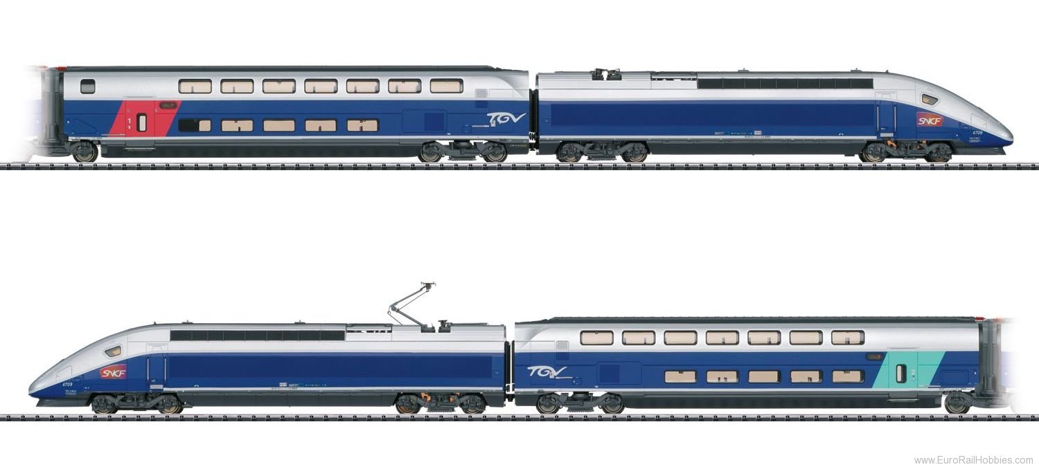 Trix 22381 SNCF TGV Euroduplex High-Speed Train (DCC/MFX