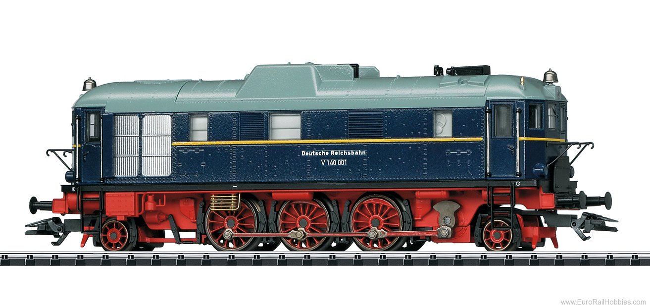 Trix 22404 DRG V140 001 Museum-Diesel Locomotive MFX+/DC