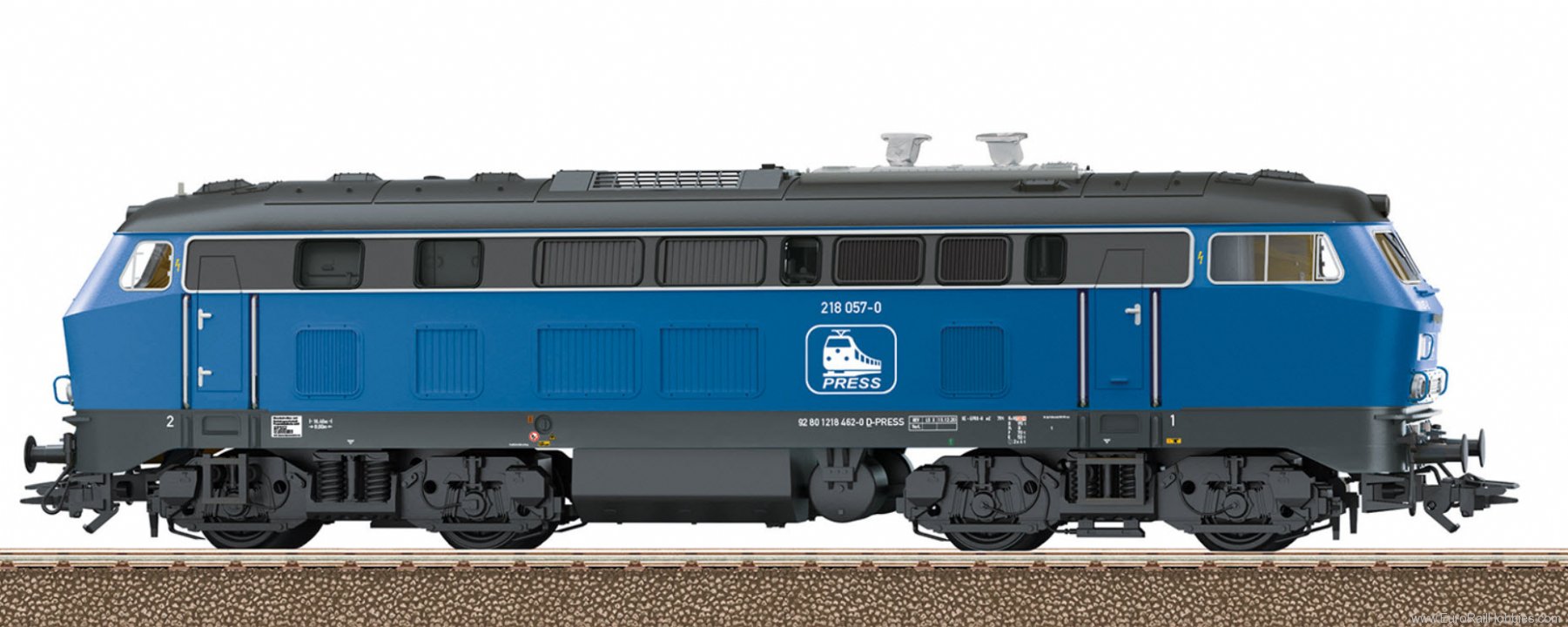 Trix 22461 EUROTRAIN Special Edition - Class BR 218 Dies