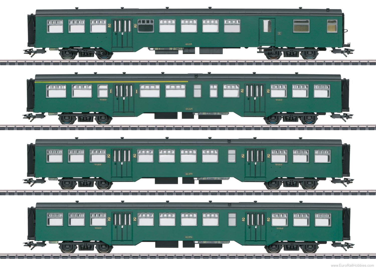 Trix 23221 SNCB M2 Passenger Car Set (to go with 2020 Su