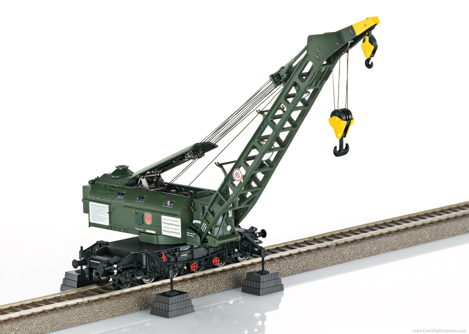 Trix 23457 DB Type 058 Steam Crane (Ardelt) w.Sound & Fu