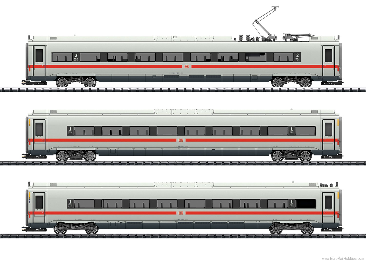 Trix 23971 DB AG Add-On Car-Set ICE 4