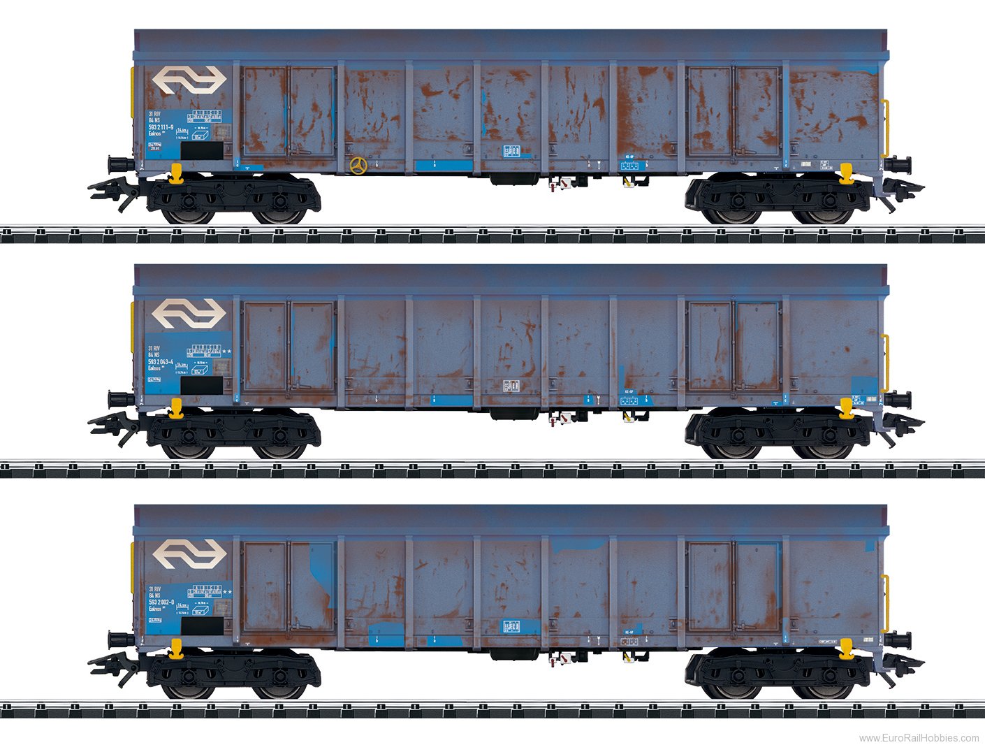 Trix 24367 NS Cargo 'Wood Chips Transport' High Side Gon