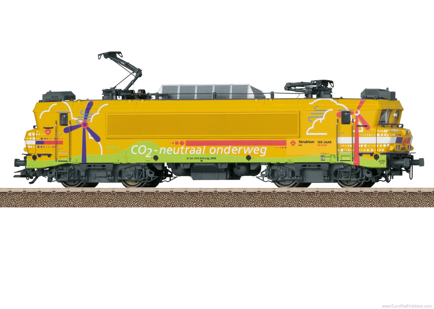 Trix 25161 Strukton Electric Locomotive Rd.No.1824 (DCC/