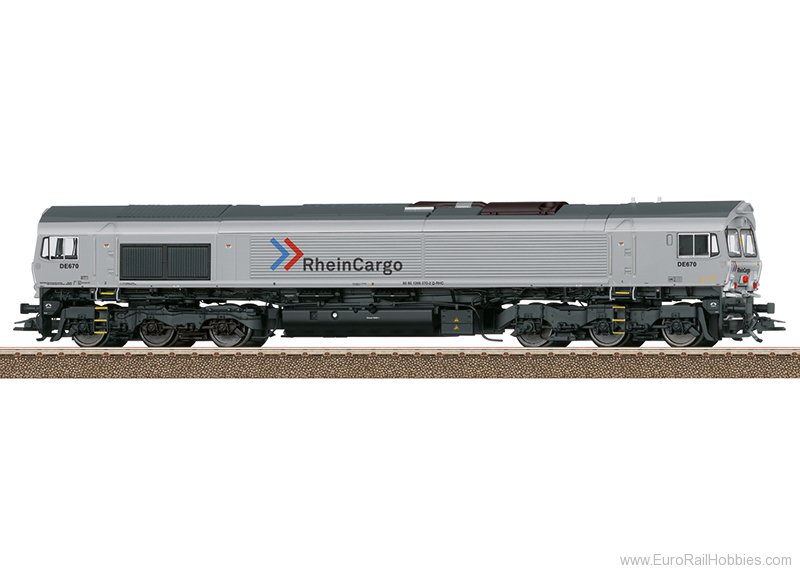 Trix 25301 RheinCargo Class 66 Diesel Locomotive, MFX/DC