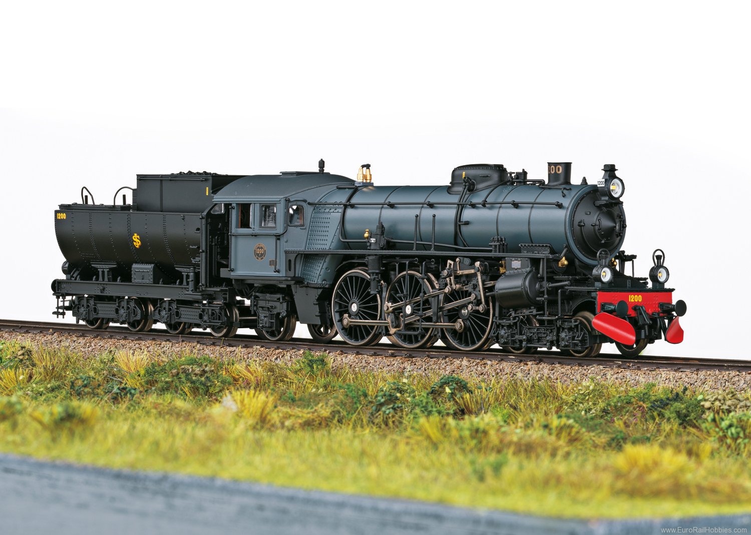 Trix 25490 SJ Class Litt F 1200 Steam Locomotive (DCC/MF
