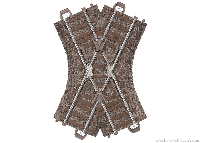 Trix 62649 Trix C Track Crossing Length 103.3 mm / 4-1/1