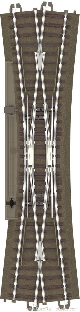 Trix 62720 Trix C-Track Wide-Angle Double Slip Switch 12