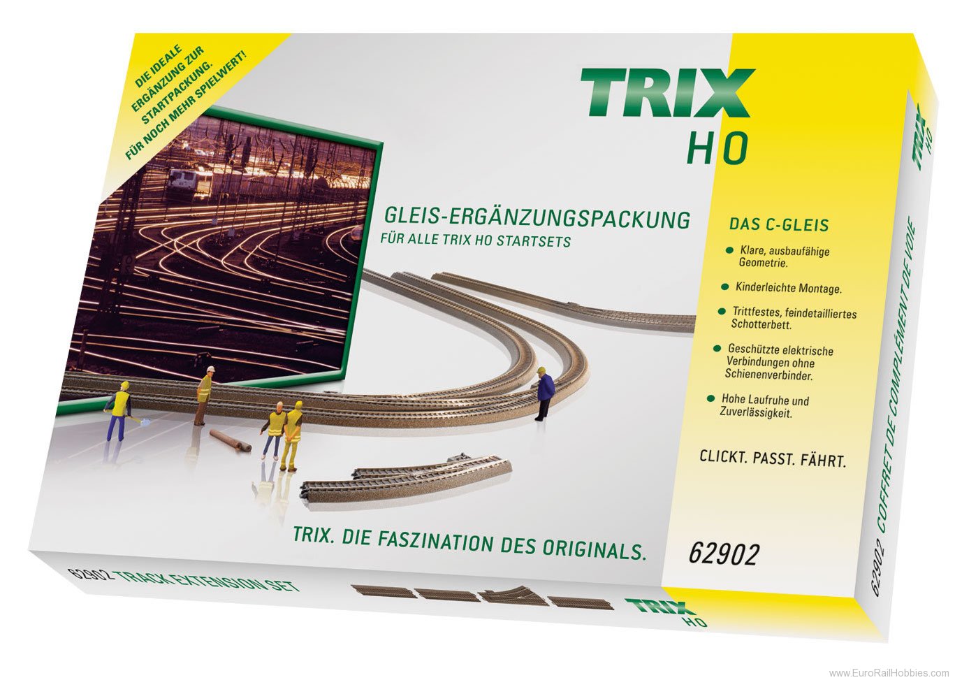Trix 62902 Trix H0 C Track Extension Set C2