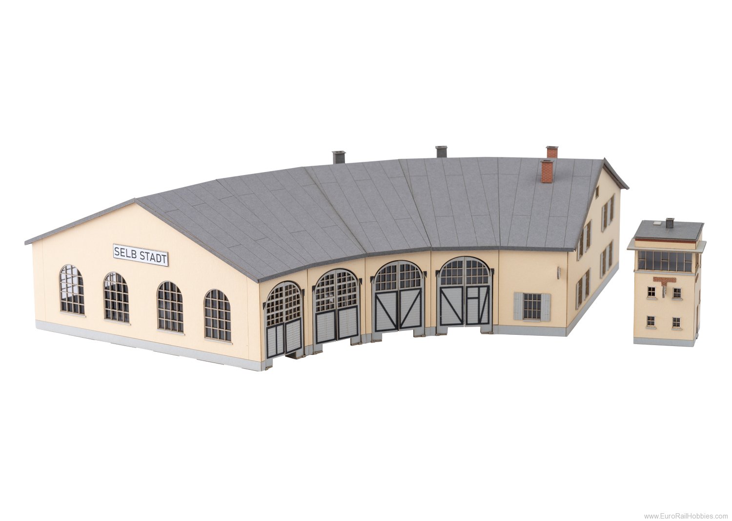 Trix 66341 Building Kit for Selb Locomotive Roundhouse a