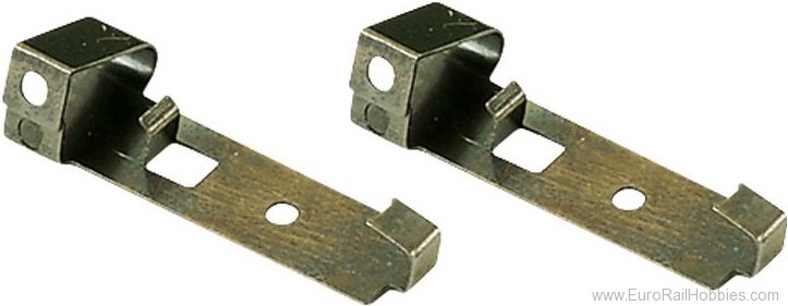 Trix 66554 Two Feeder Clips, Single Conductor, for Track