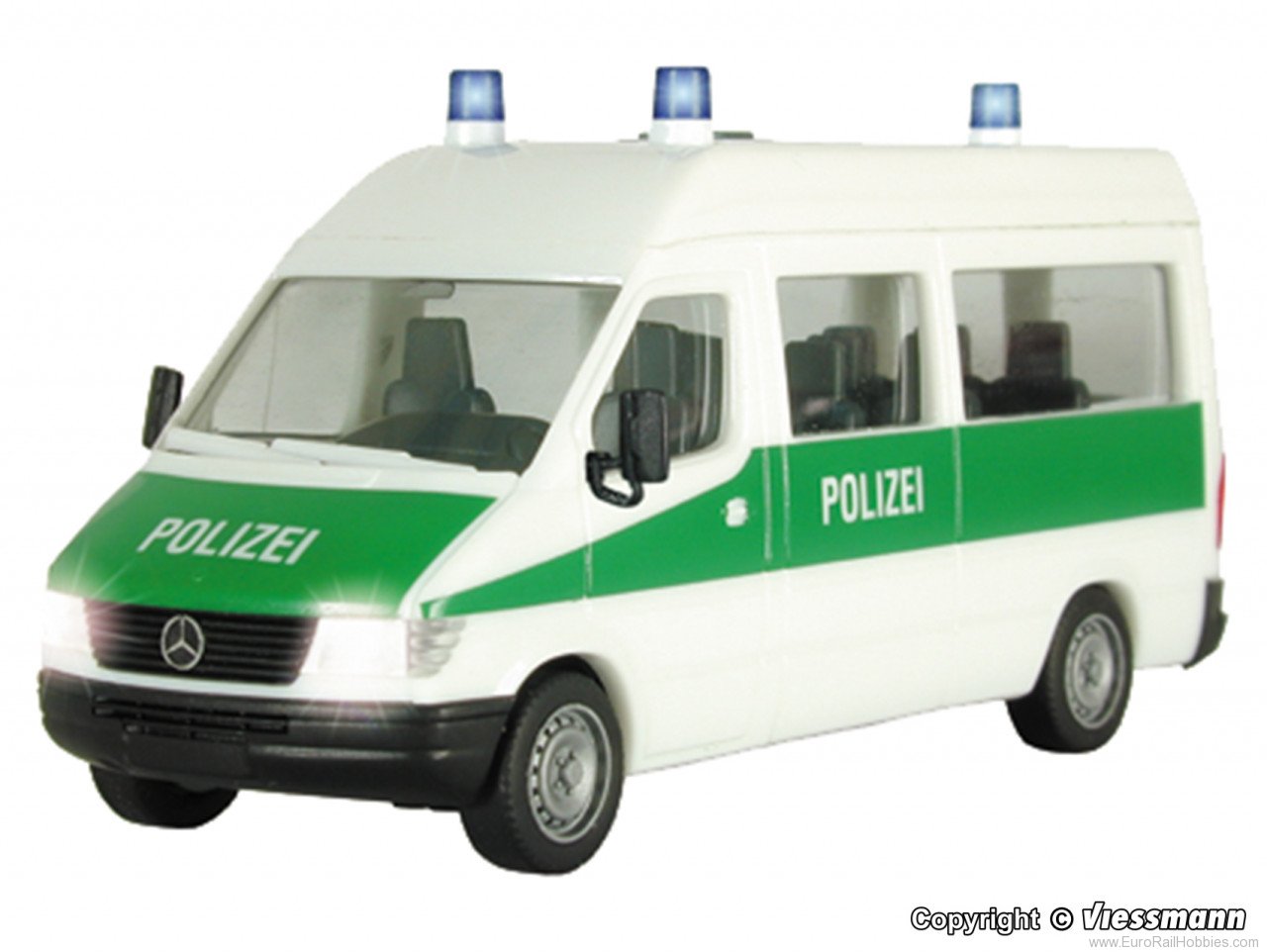 Viessmann 1130 HO MERCEDES BENZ sprinter police with electri