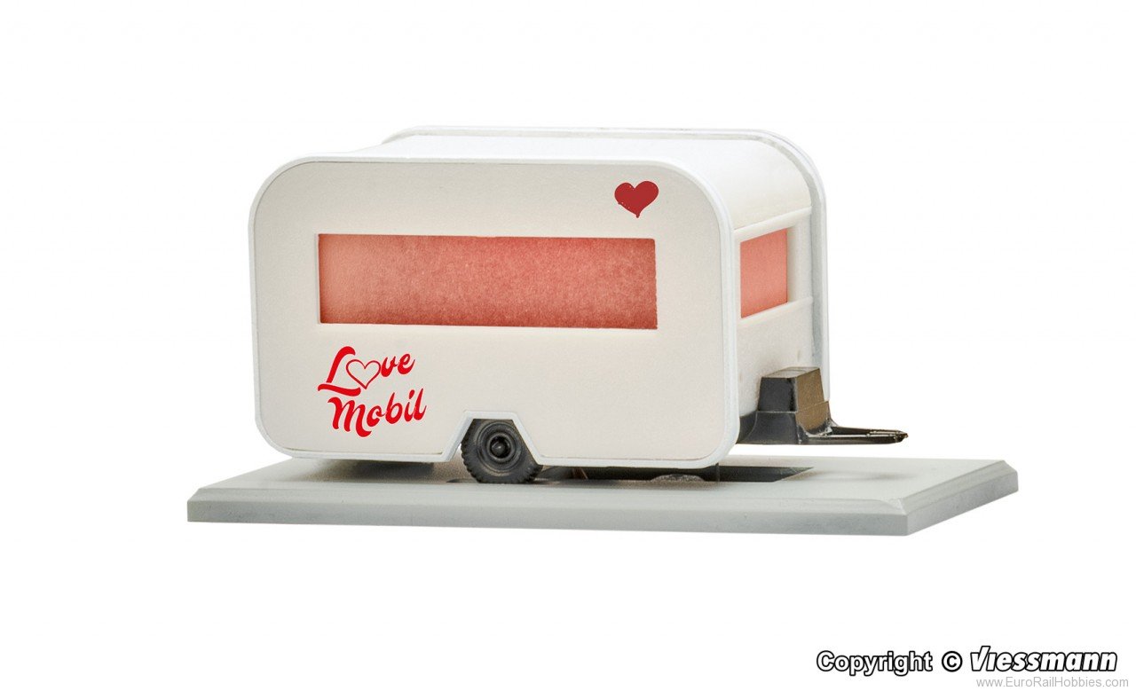 Viessmann 1290 H0 Love mobile with LED lighting, moving