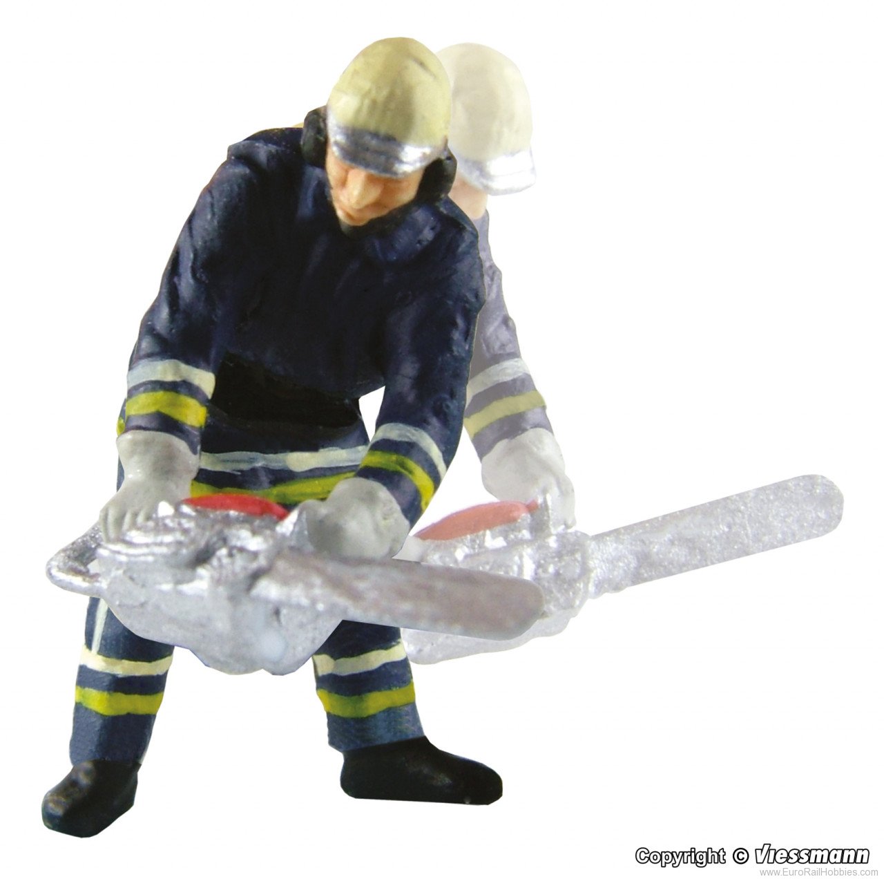 Viessmann 1541 H0 Fireman with chain saw, moving