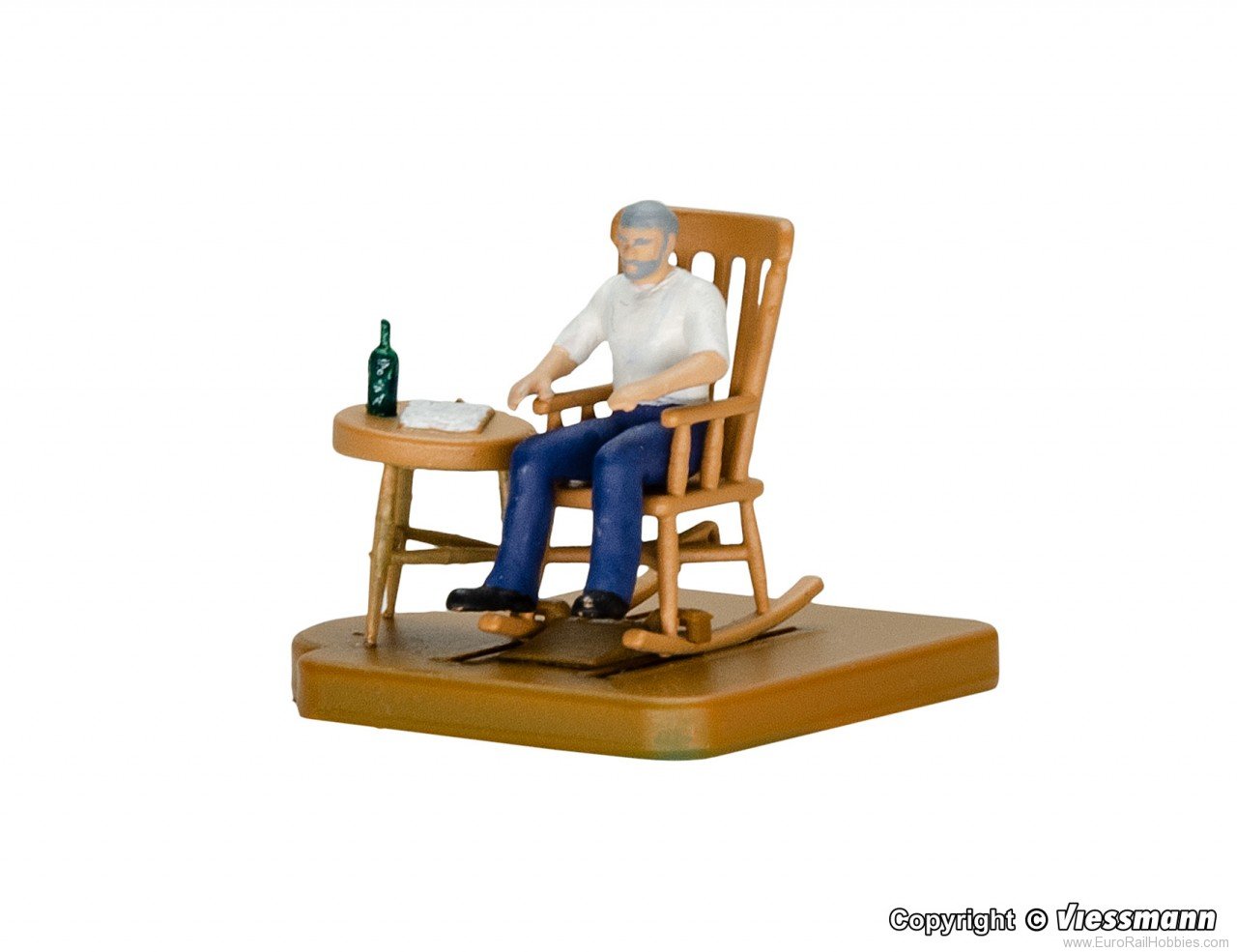 Viessmann 1560 H0 Man in rocking chair, moving