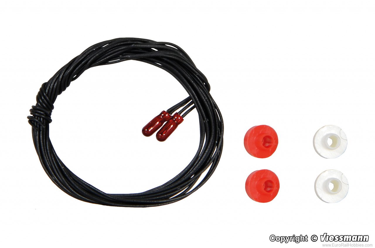 Viessmann 3508 Spare bulb red T 1/2, O 1,8 mm, 16 V, 30 mA, 