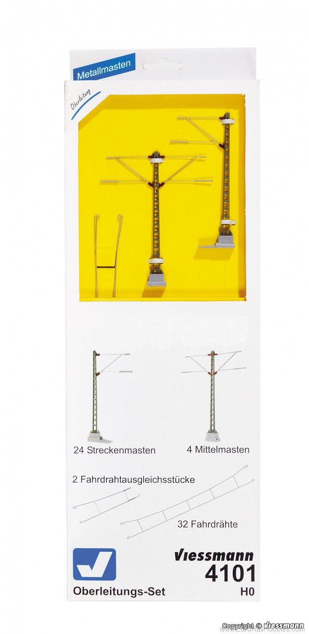 Viessmann 4101 HO Catenary-Set ICE