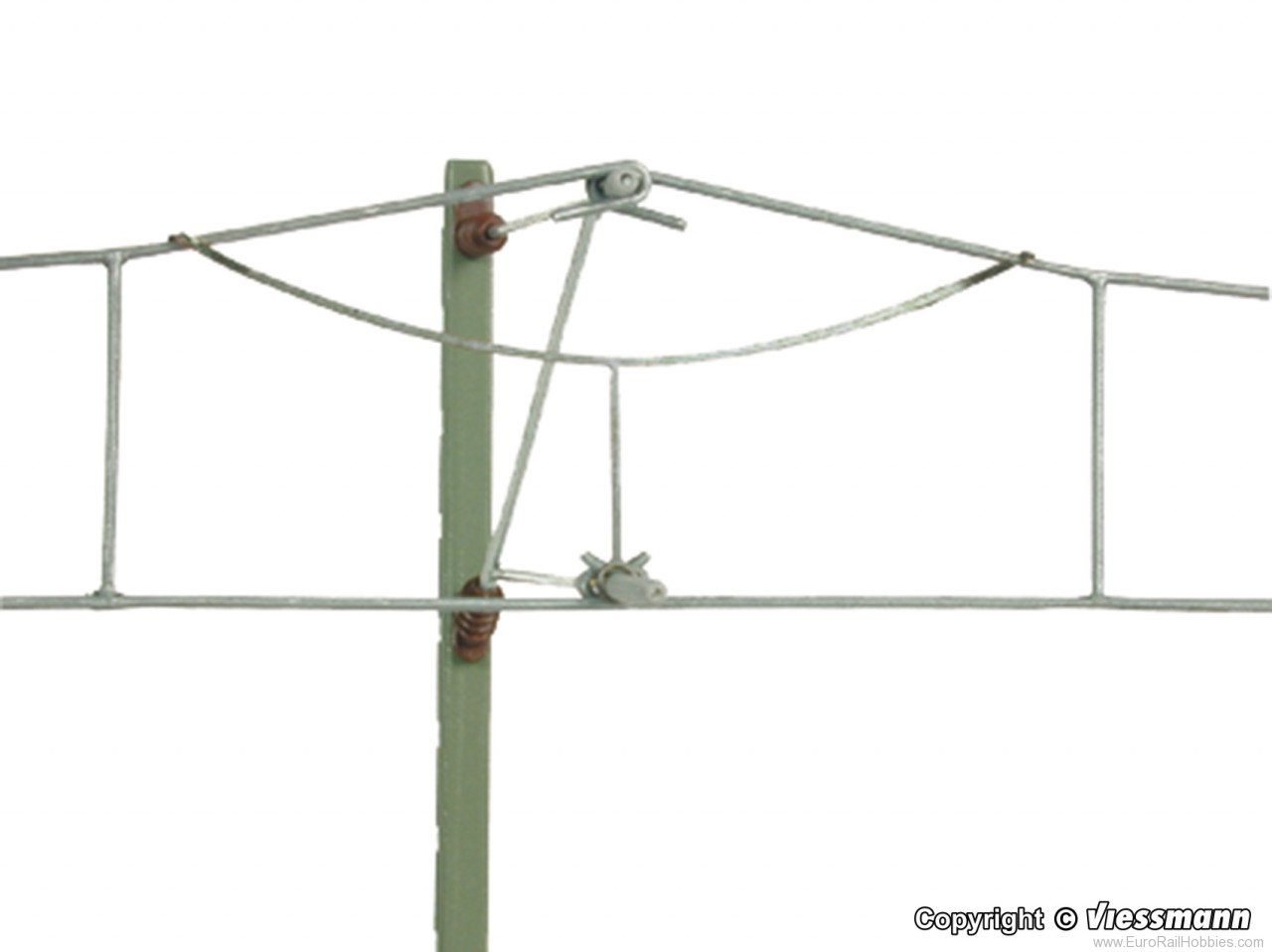 Viessmann 4170 HO Y-Catenary Wire Bridge, 10 pieces