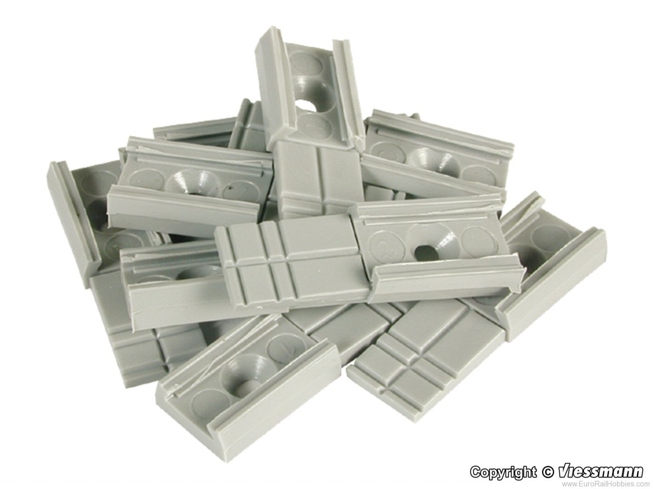 Viessmann 4179 HO Groundsocket for standard masts, 10 pieces