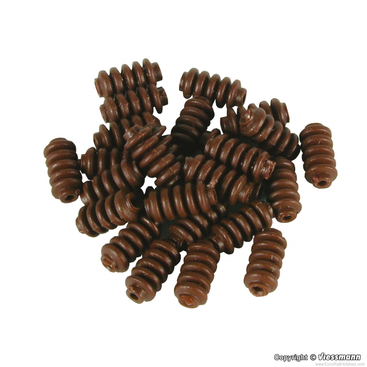 Viessmann 4187 HO Insulators, 25 pieces
