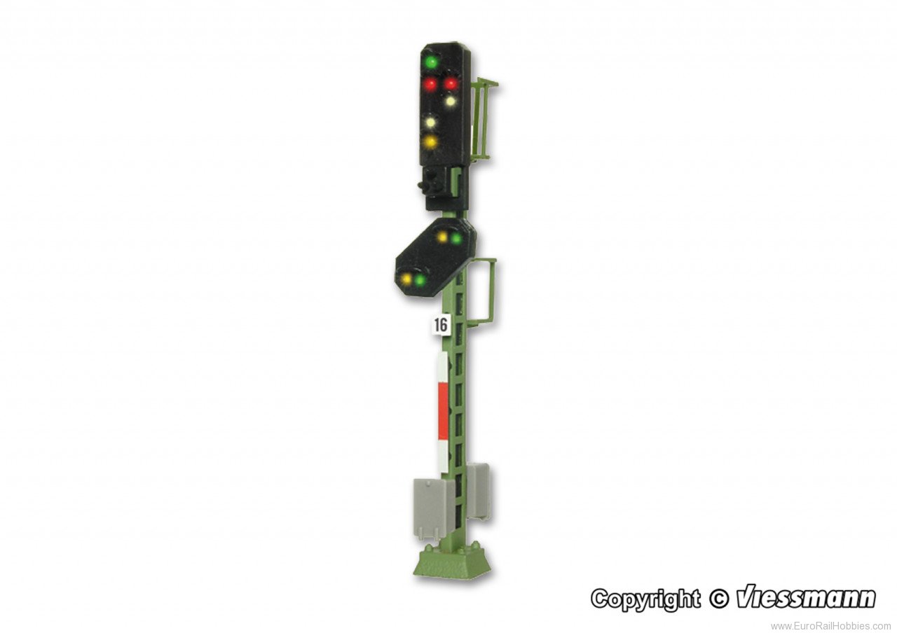 Viessmann 4416 N Colour light exit signal with distant signa