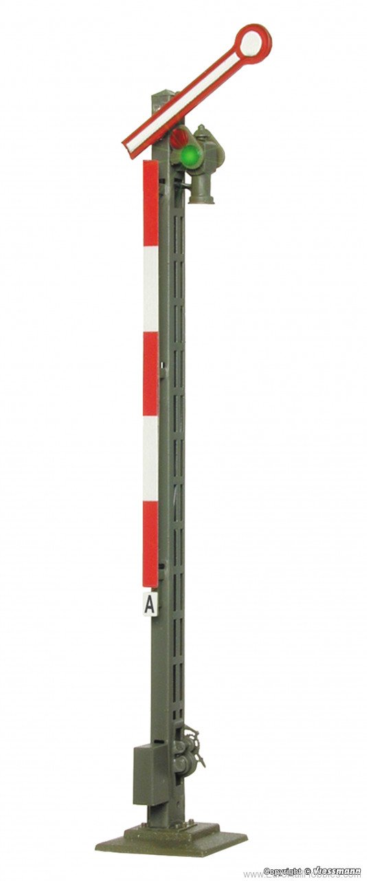 Viessmann 4530 HO Semaphore home signal, small mast, single-