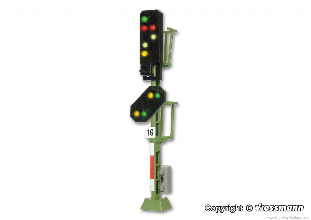 Viessmann 4916 TT Colour light entry signal with distant sig