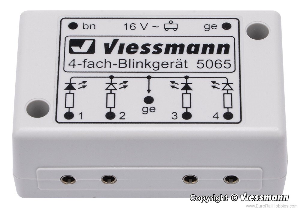 Viessmann 5065 Fourfold indicator blinking electronics for S