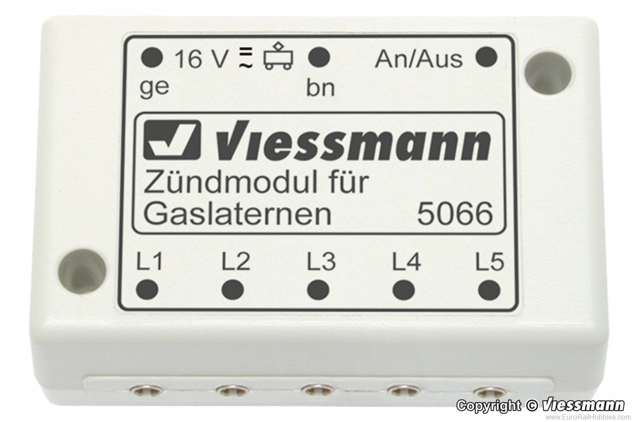 Viessmann 5066 Ignition module for gas lanterns