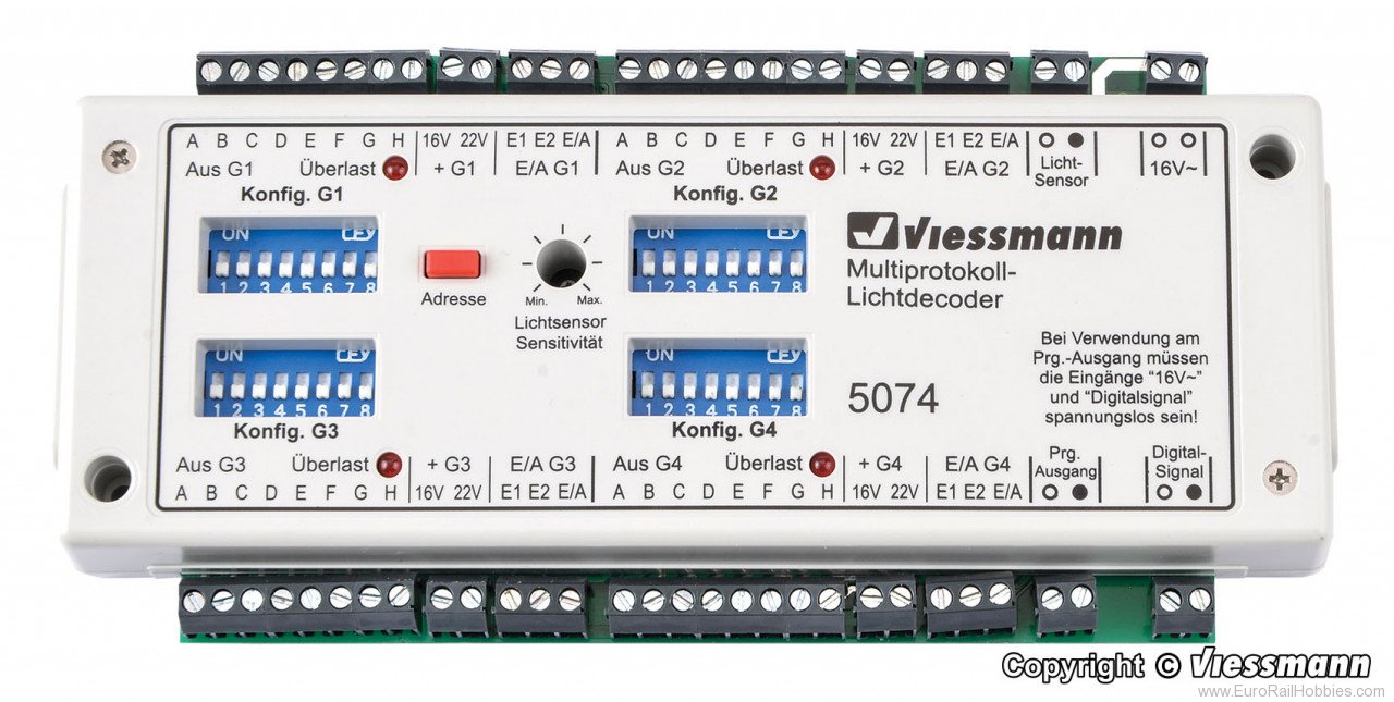 Viessmann 5074 Multi protocol light decoder