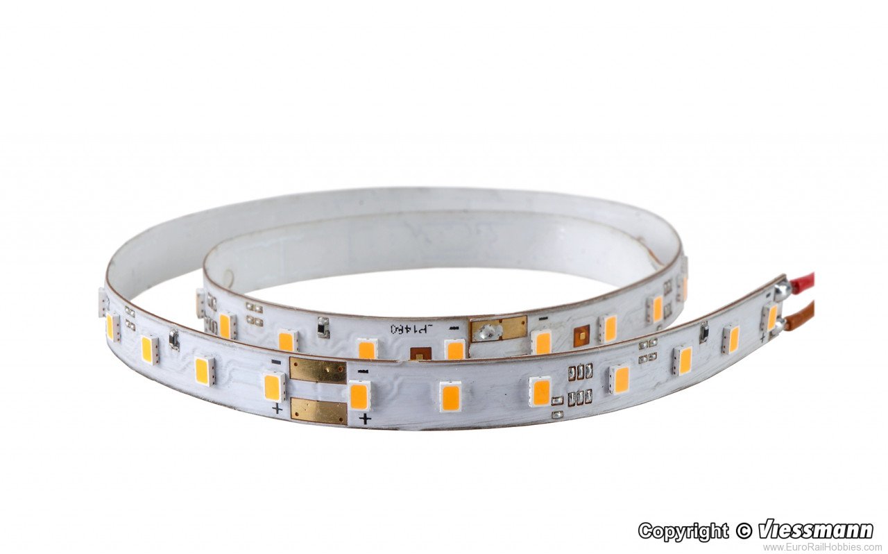 Viessmann 5086 LED light strips 8 mm wide with warm-white LE