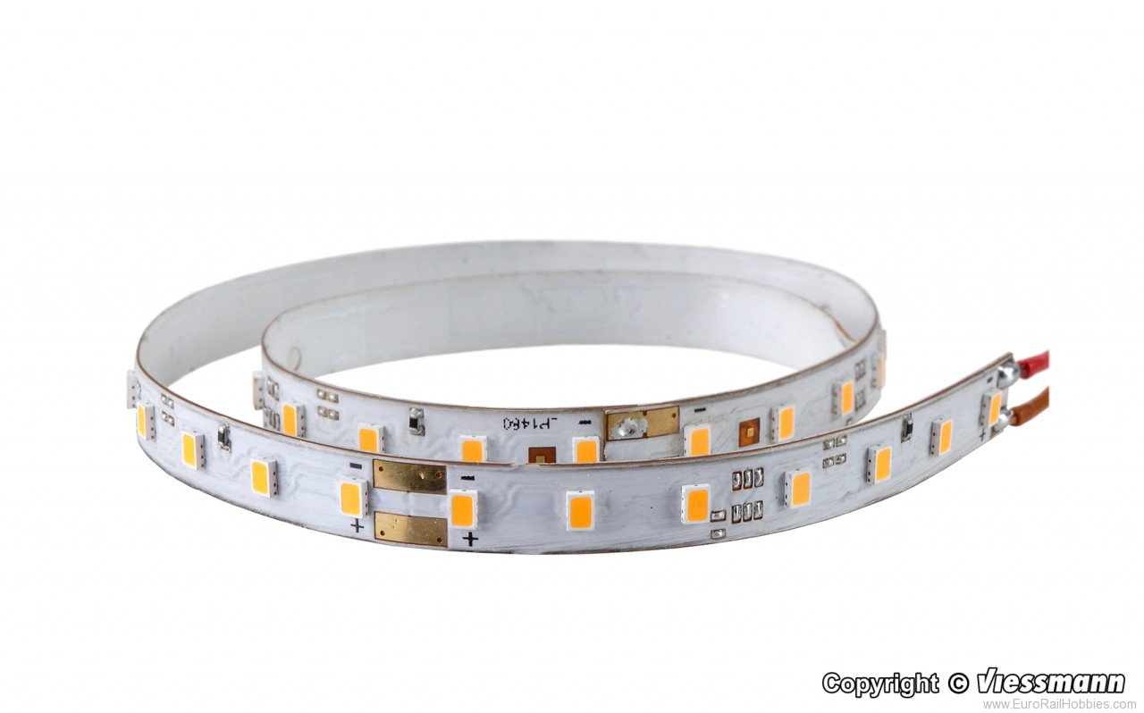 Viessmann 5087 LED light strips 2,3 mm wide with warm-white 