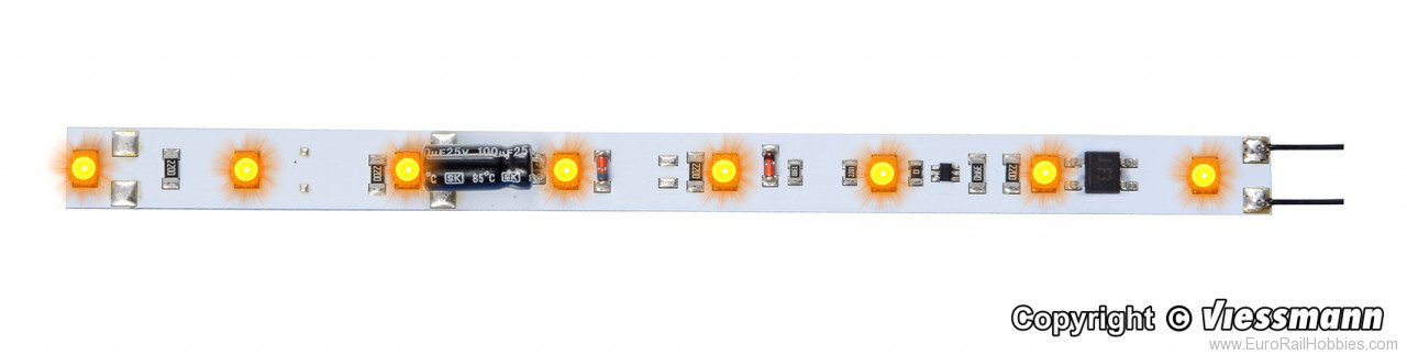 Viessmann 5091 HO, TT N LED-Coach lighting, 8 LEDs yellow