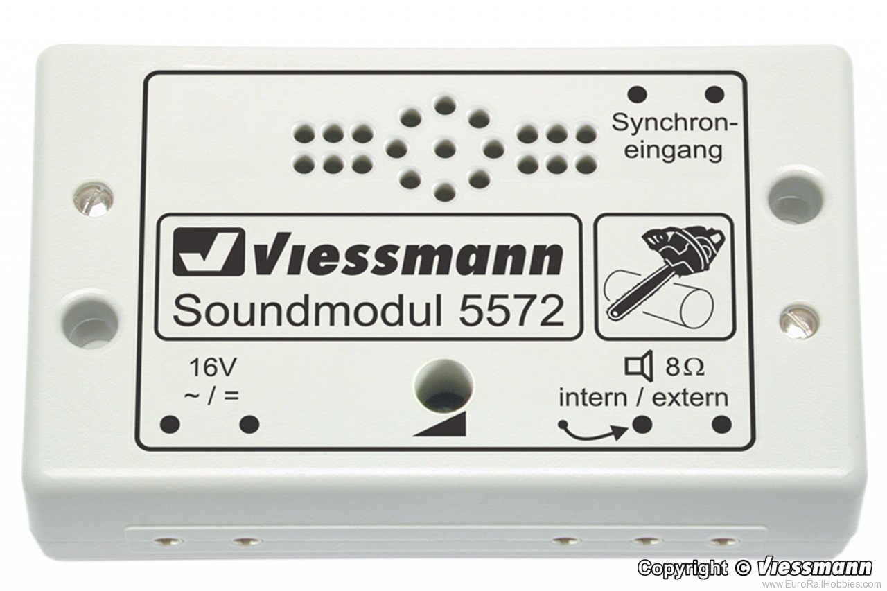 Viessmann 5572 Sound module chainsaw