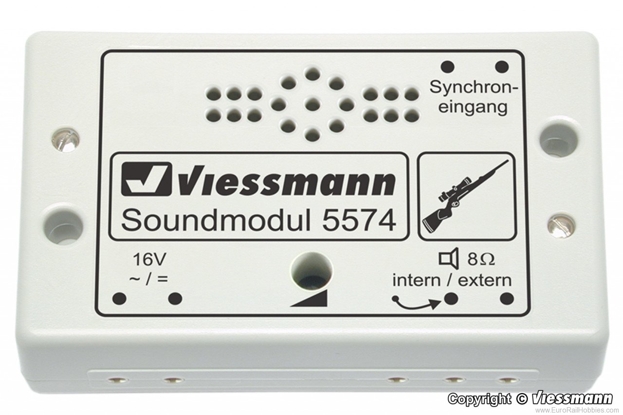 Viessmann 5574 Sound module for the Viessmann 5129 Hunter