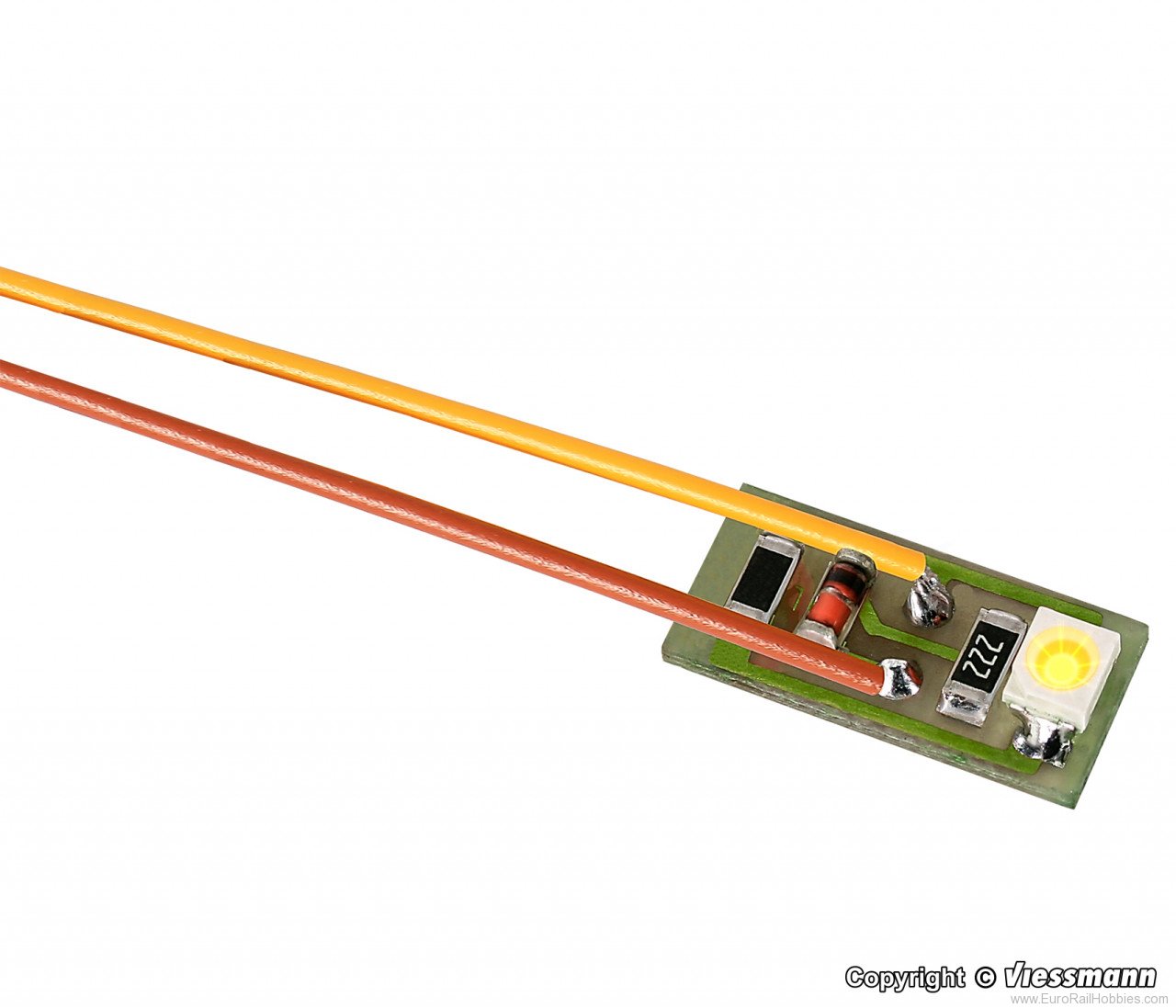 Viessmann 6007 House illumination with 1 LED yellow, 10 piec