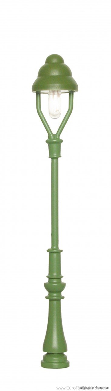 Viessmann 6011 HO Standard gas lamp, green, LED warm-white