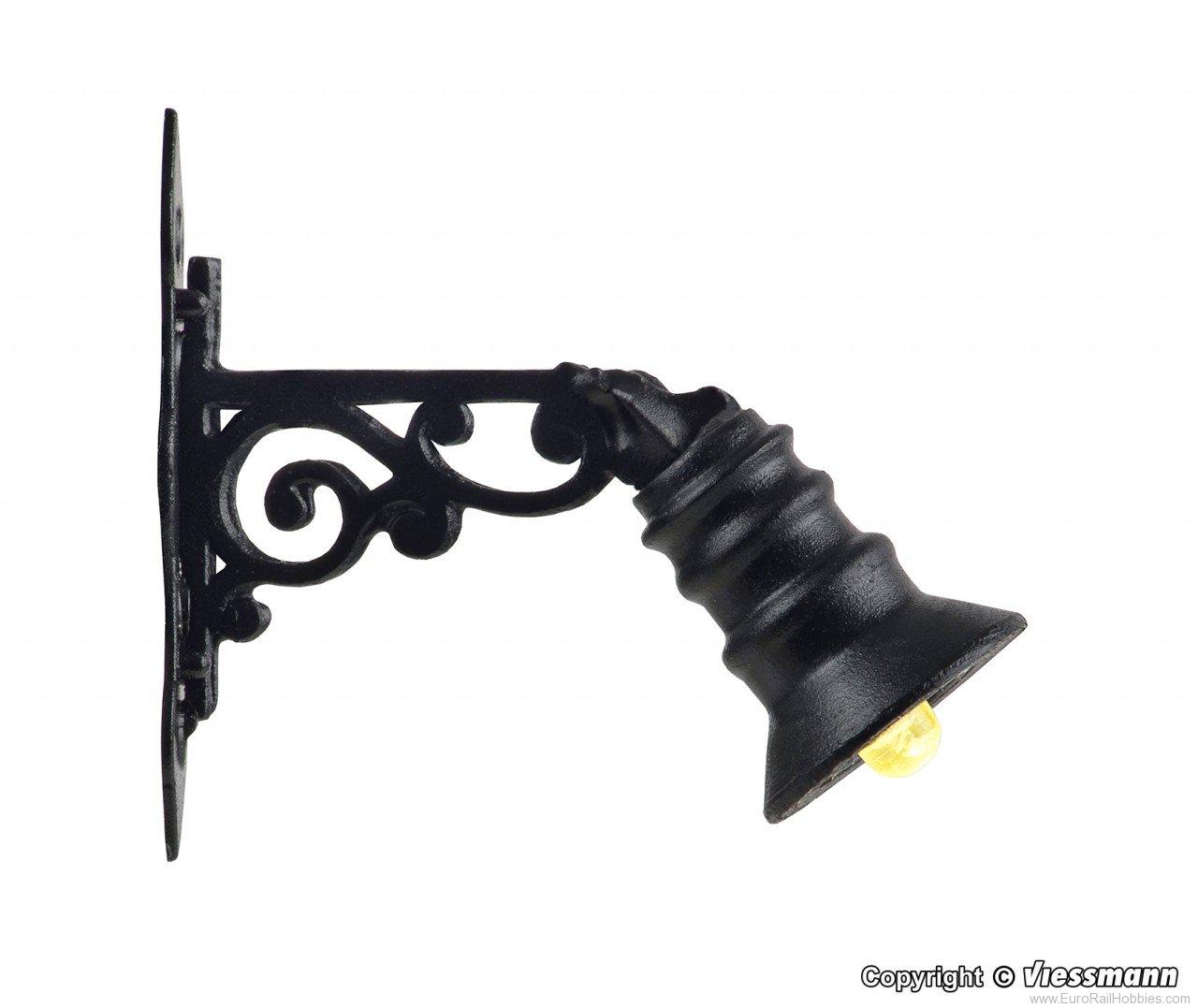 Viessmann 6076 HO Wall park lamp, LED warm-white