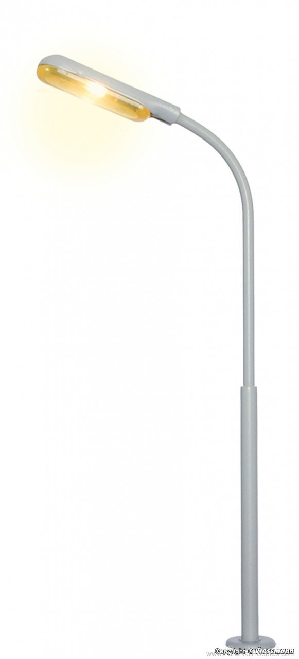 Viessmann 6091 HO Whip street light, LED, yellow