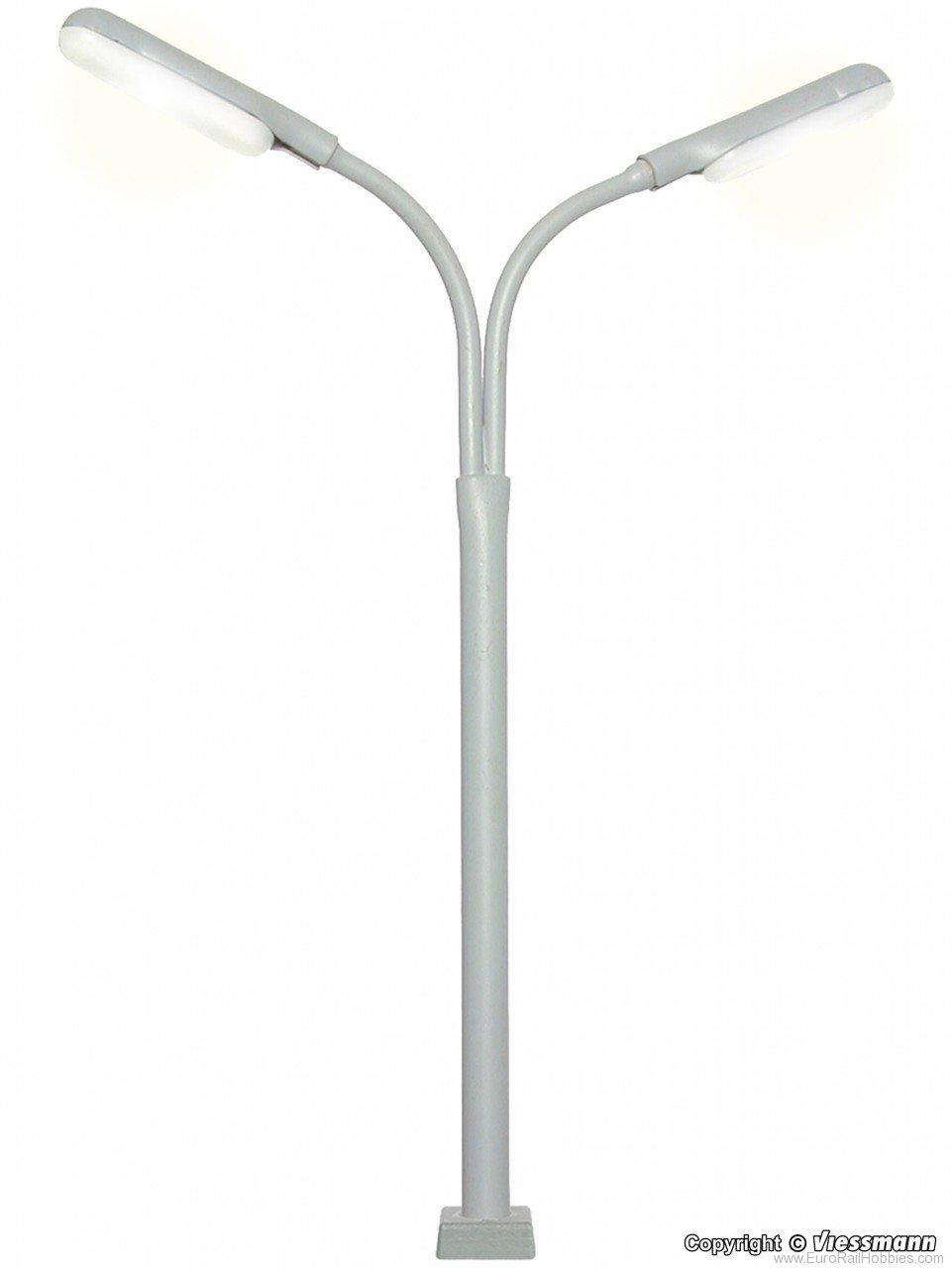 Viessmann 60951 HO Whip street light double with plug-in sock