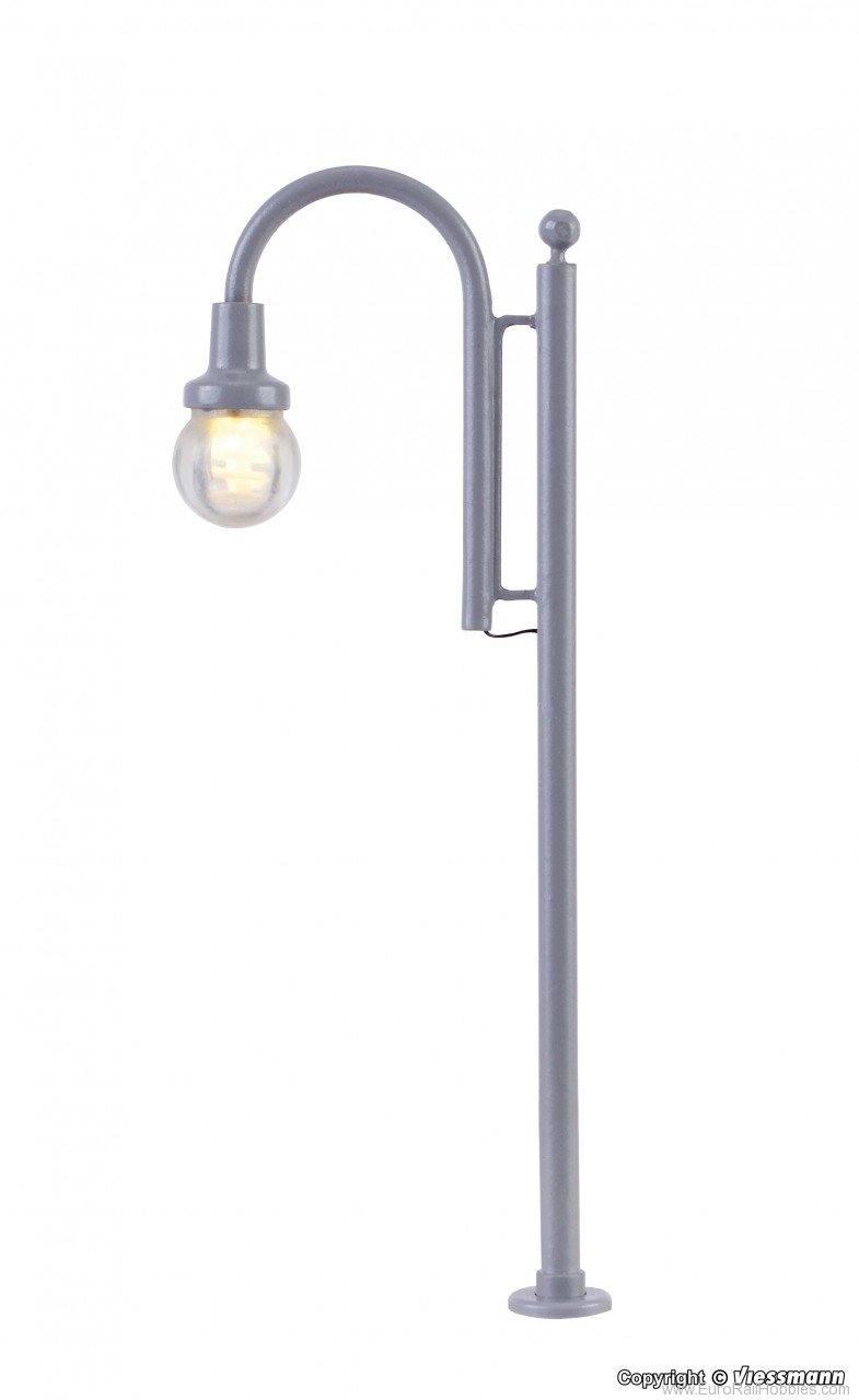 Viessmann 6141 HO Swan neck lamp Tiergarten, LED warm-white