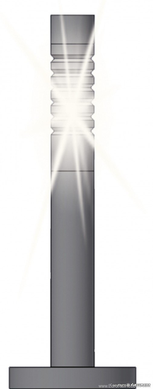 Viessmann 6162 Modern bollard lights, LED white, 3 pieces